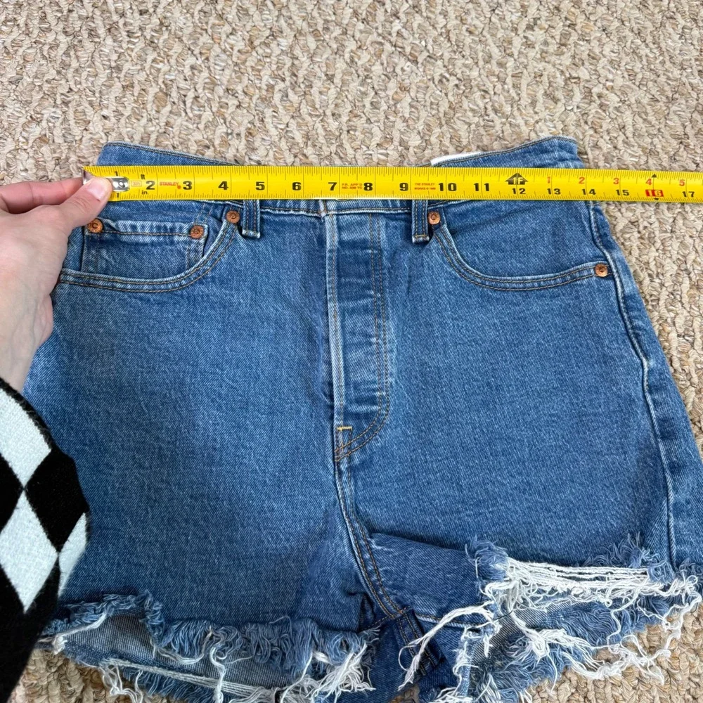 Levi's Blue Jean Shorts - Picture 6 of 9